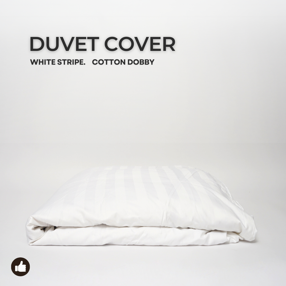Duvet Cover / Sarung Selimut Hotel Stripe | 100% Cotton Dobby 300TC